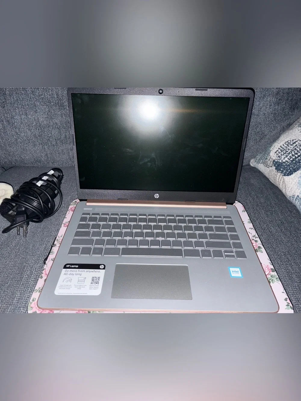 HP Laptop and Case